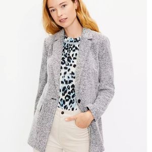 Loft Petite Long Modern Knit Blazer